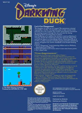 Darkwing Duck (Europe) box cover back